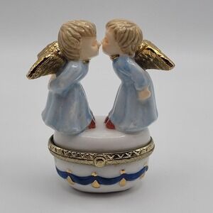 Kissing Angels trinket jewelry‎ box giftco